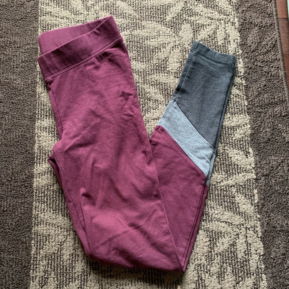 Ae aerie maroon lounge leggings (american eagle)